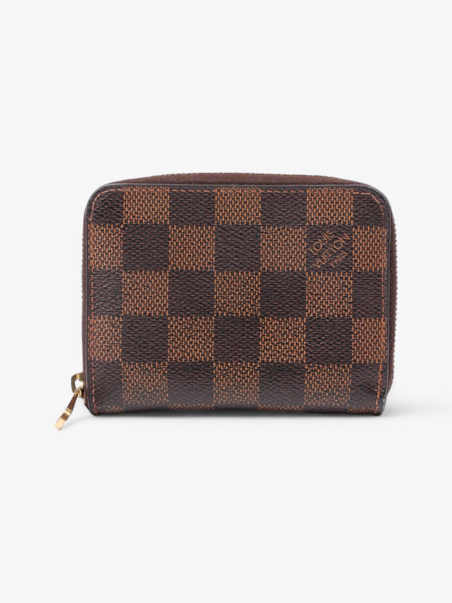 Louis Vuitton Zippy Ebene Coated Damier Canvas Coated Canvas Wallet Case Canvas 3