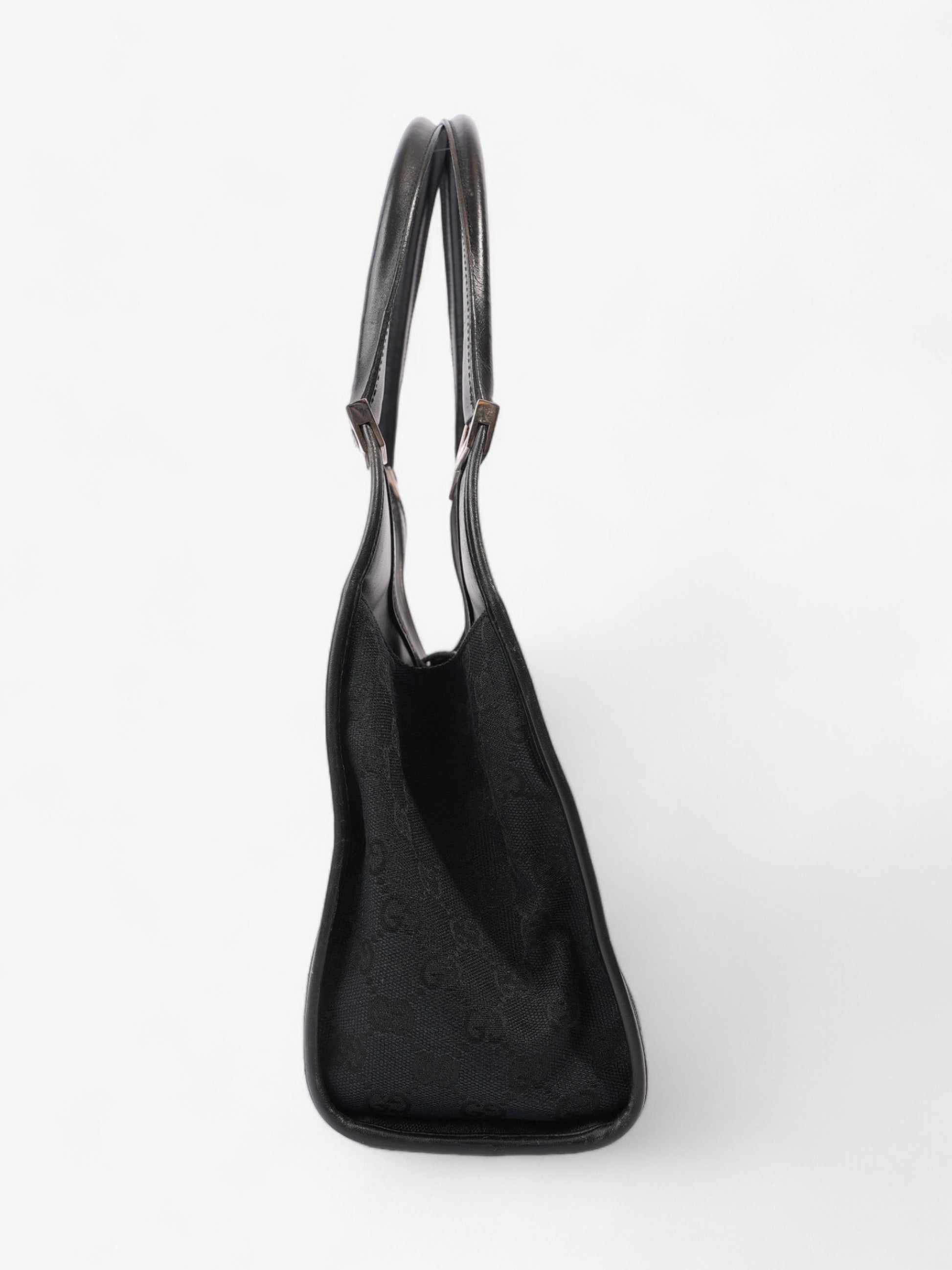 Gucci Jackie ssima Shoulder Bag Canvas Black