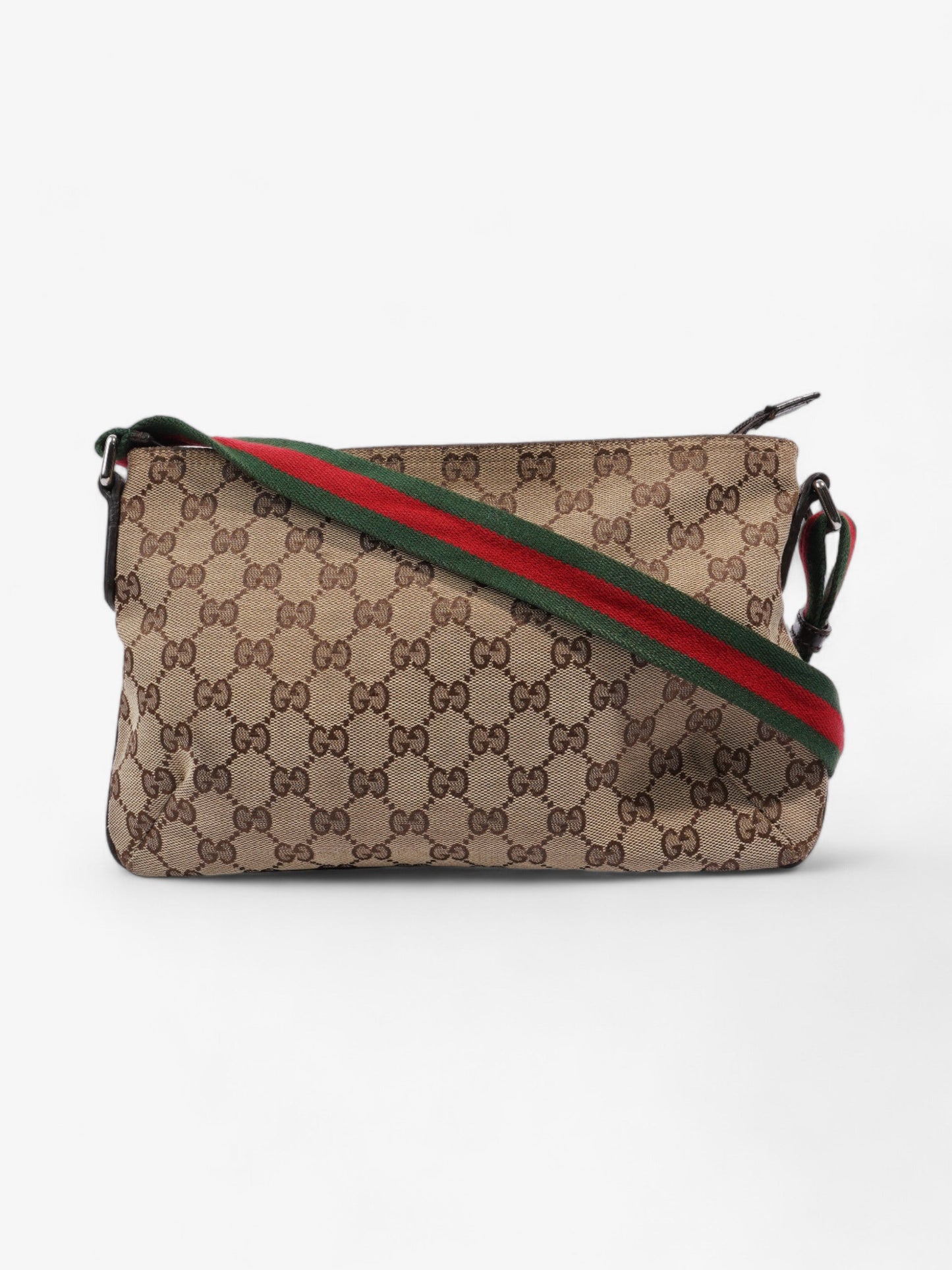 Gucci Rectangular Crossbody Bag Supreme Canvas Red