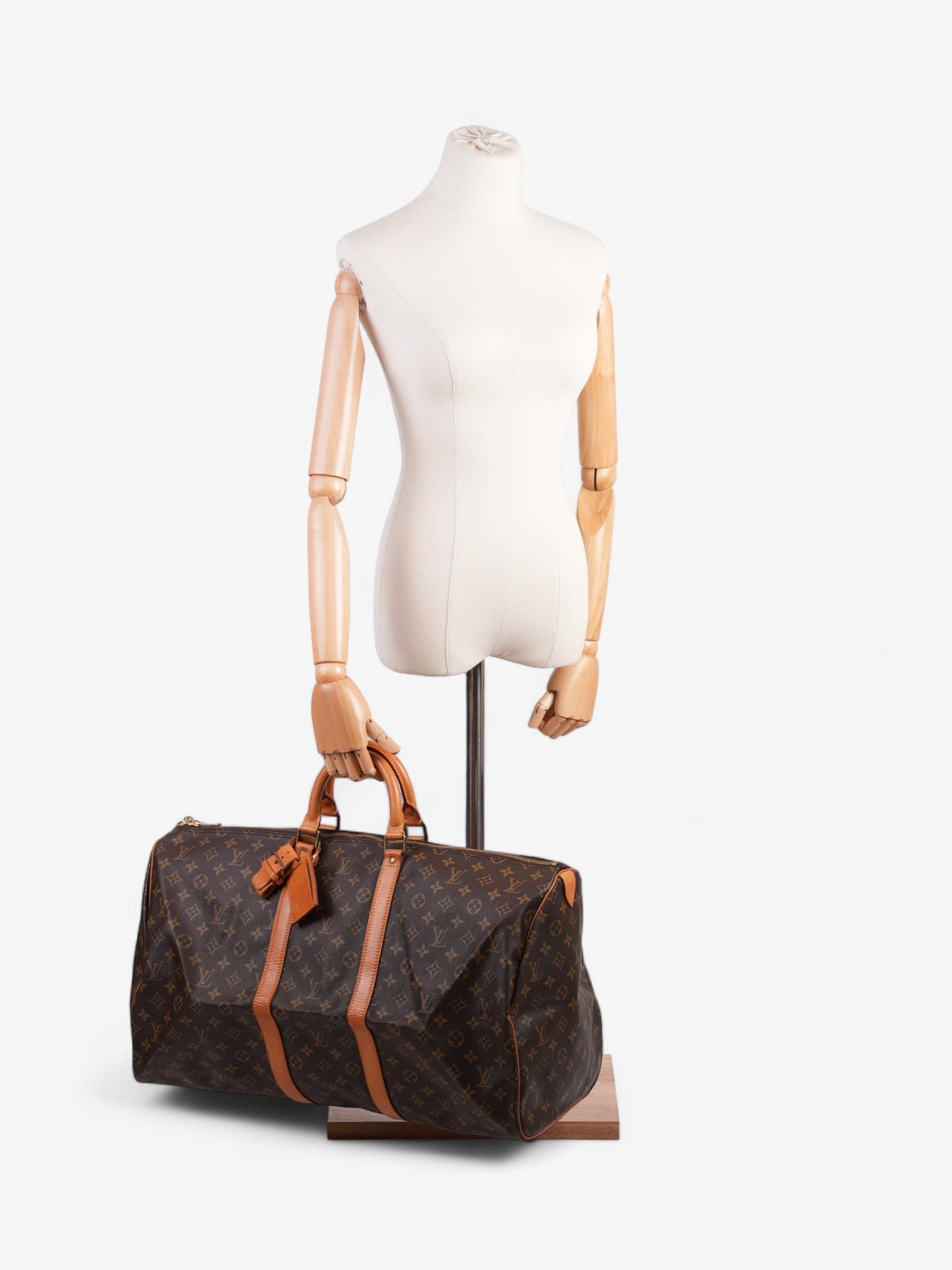 Louis Vuitton Keepall Coated 55 Monogram Canvas Coated Canvas Apparel Canvas 73