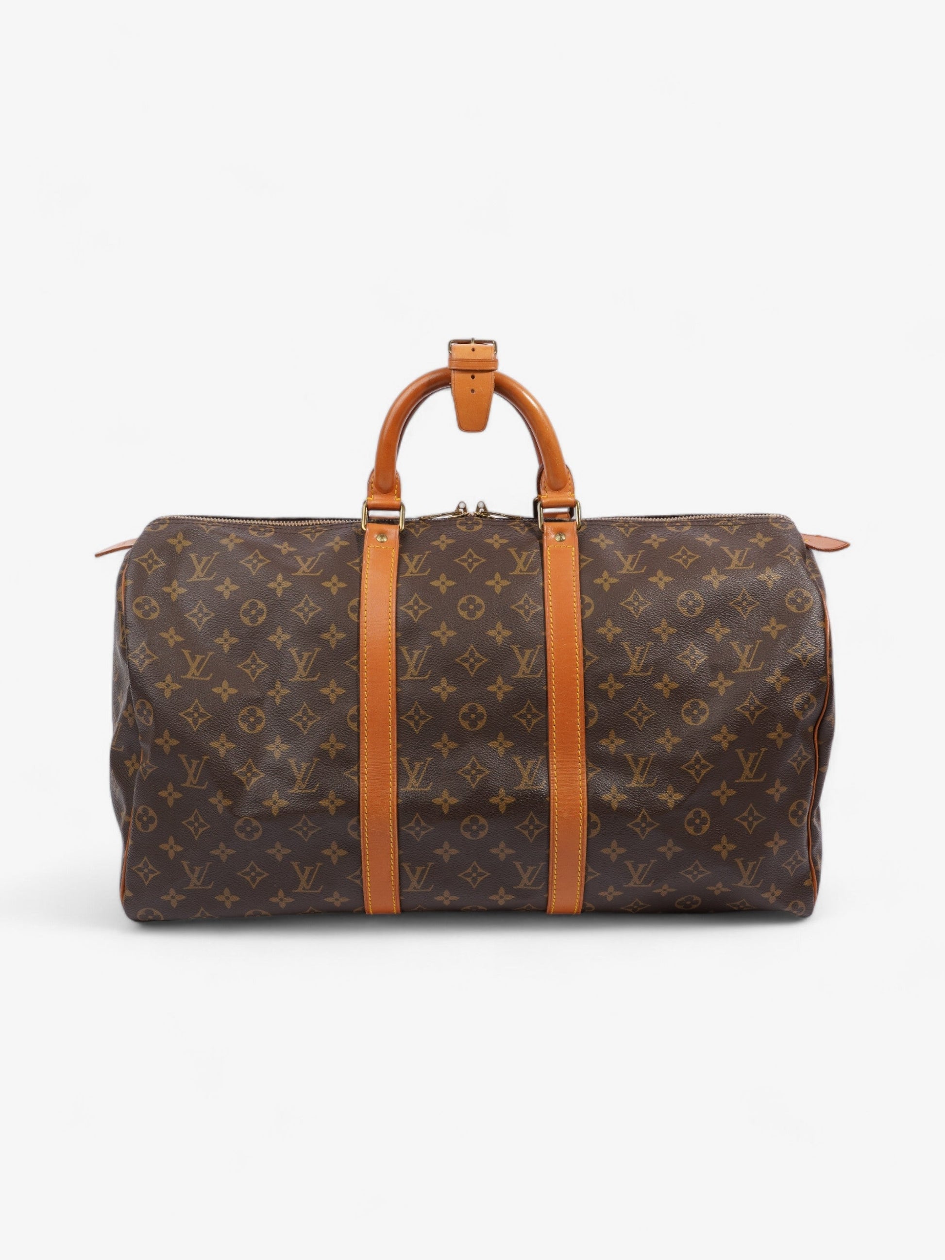 Louis Vuitton Keepall Coated 50 Monogram Canvas Coated Canvas Apparel Canvas 74