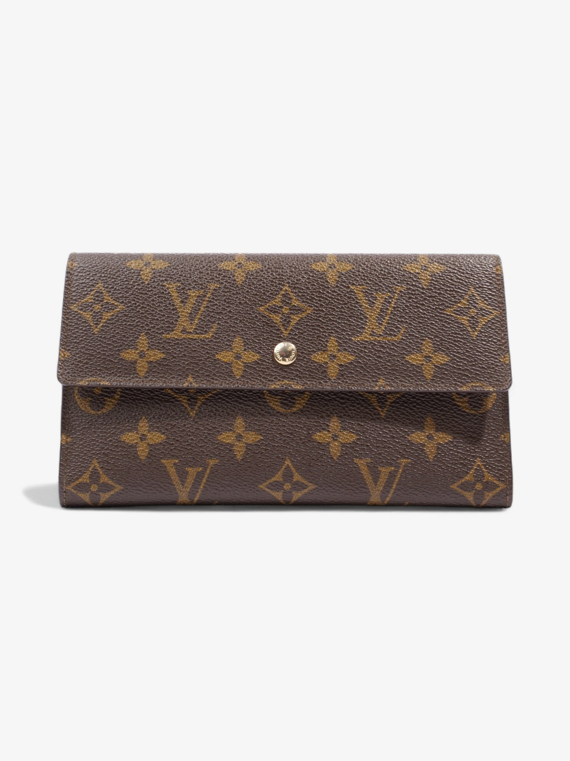 Louis Vuitton Porte Tresor International Coated Monogram Canvas Coated Canvas Wallet Case 3