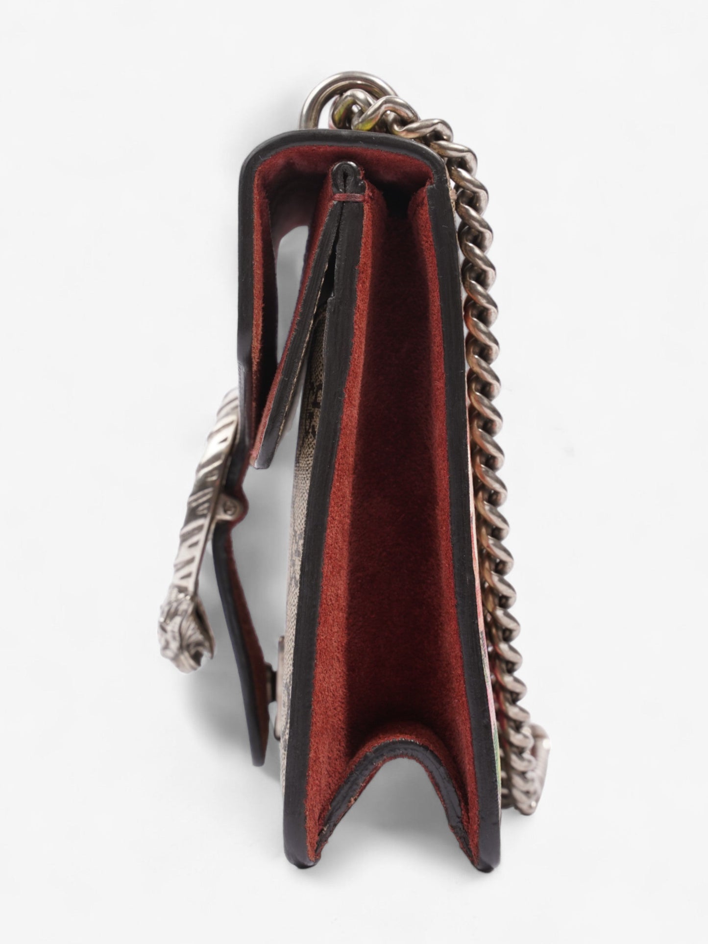 Gucci Dionysus Supreme Bloom Coated Shoulder Bag Canvas Mini