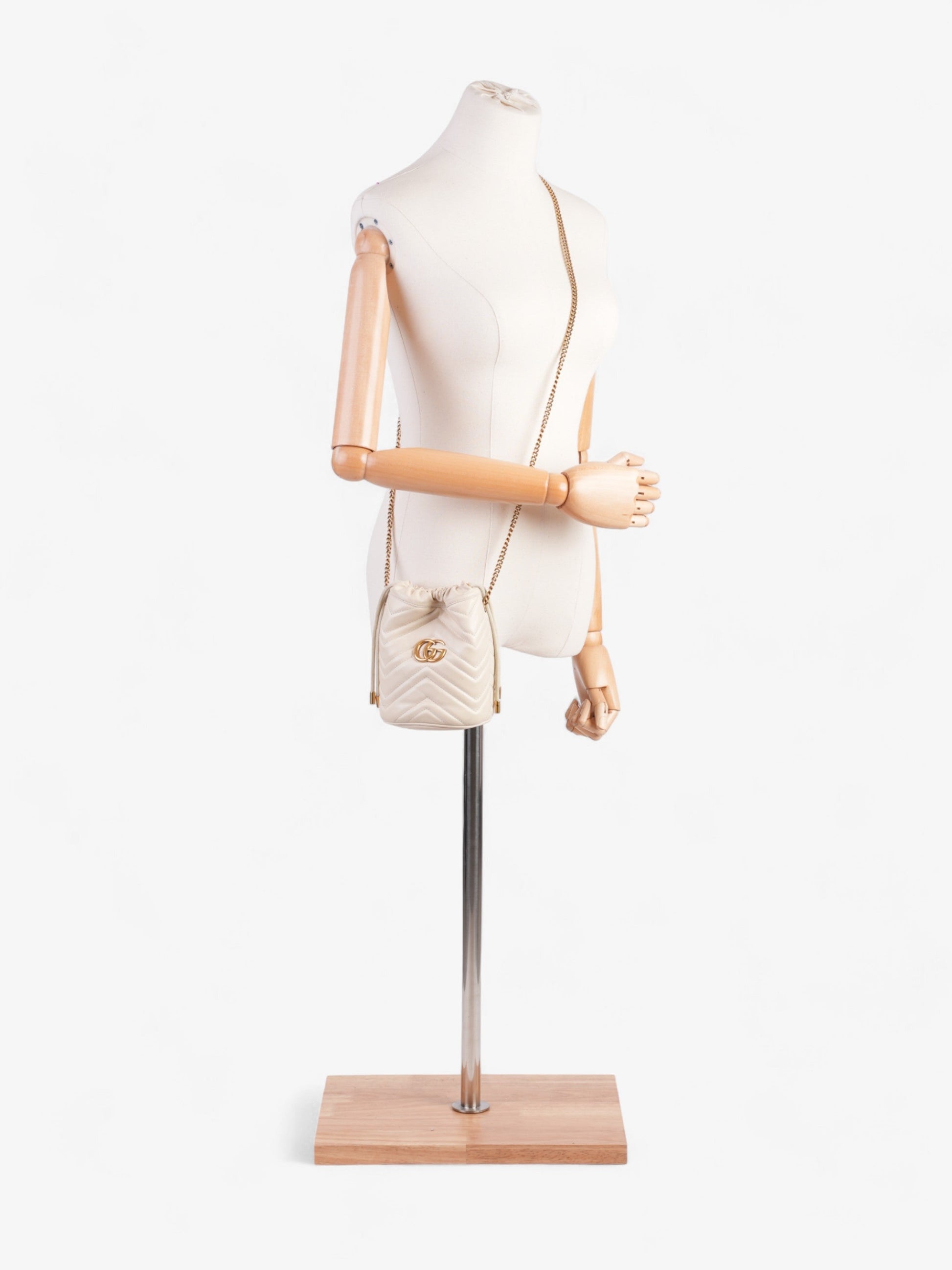 Gucci Marmont Bag Leather White Shoulder Bag