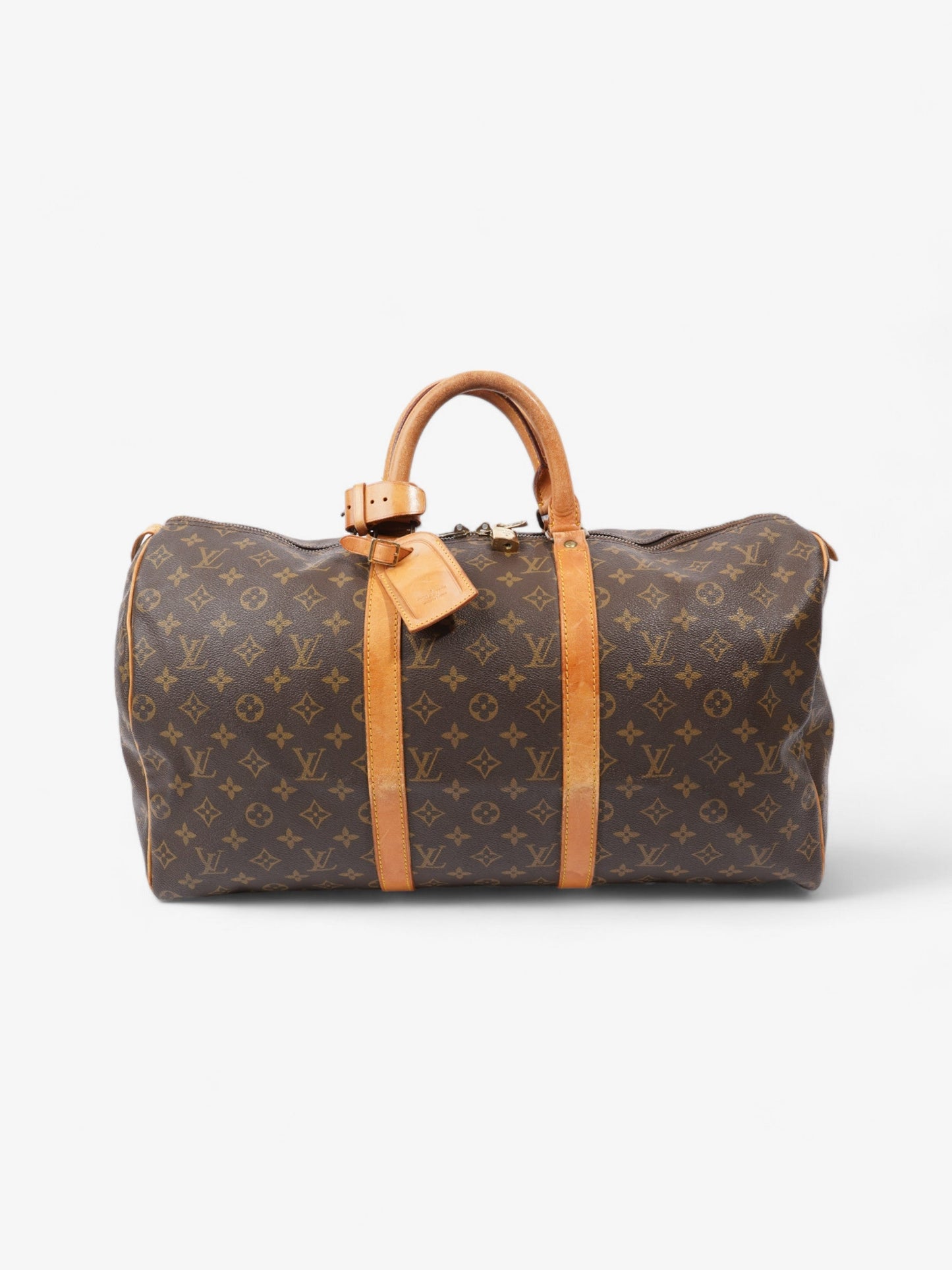 Louis Vuitton Keepall 50 Coated Monogram Canvas Coated Canvas Apparel Canvas 3
