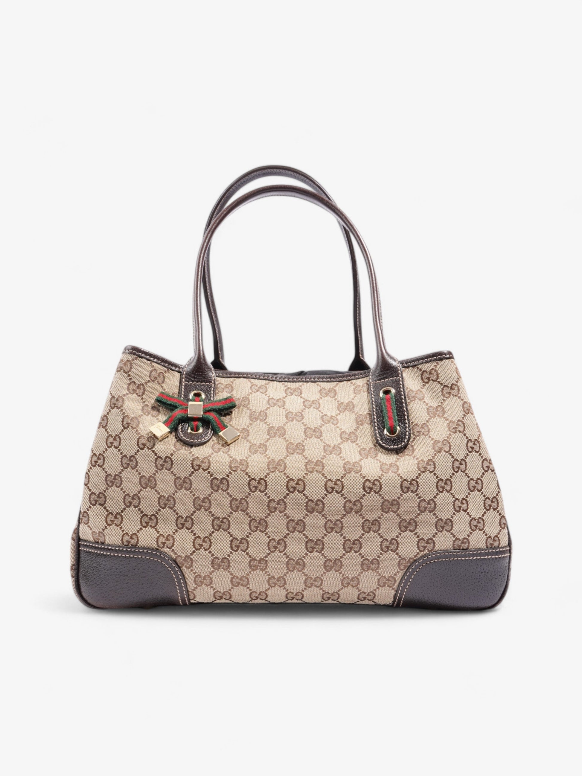 Gucci Princy Tote Supreme Canvas Brown Shoulder Bag