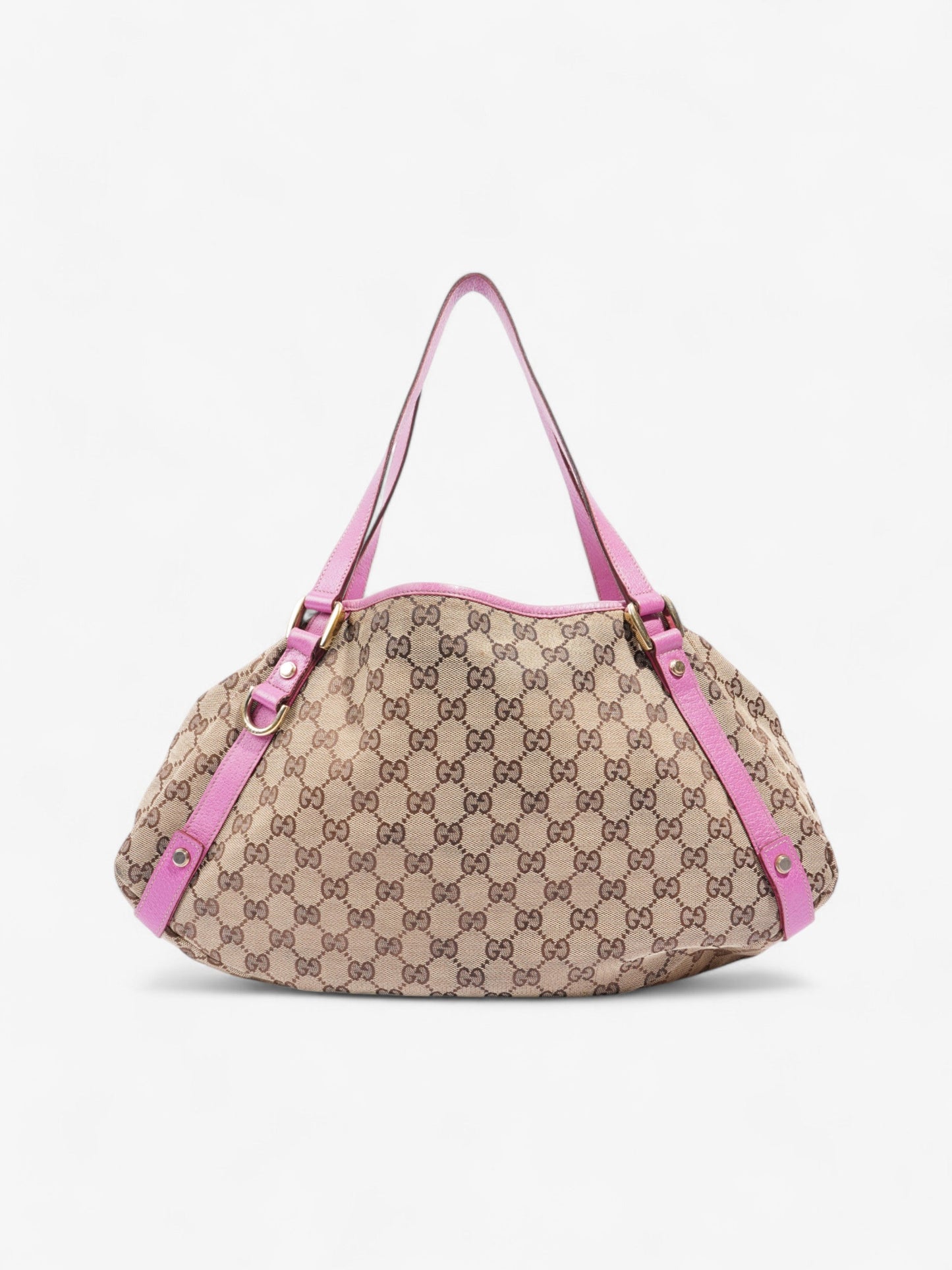 Gucci Tote Bag Supreme Canvas Pink