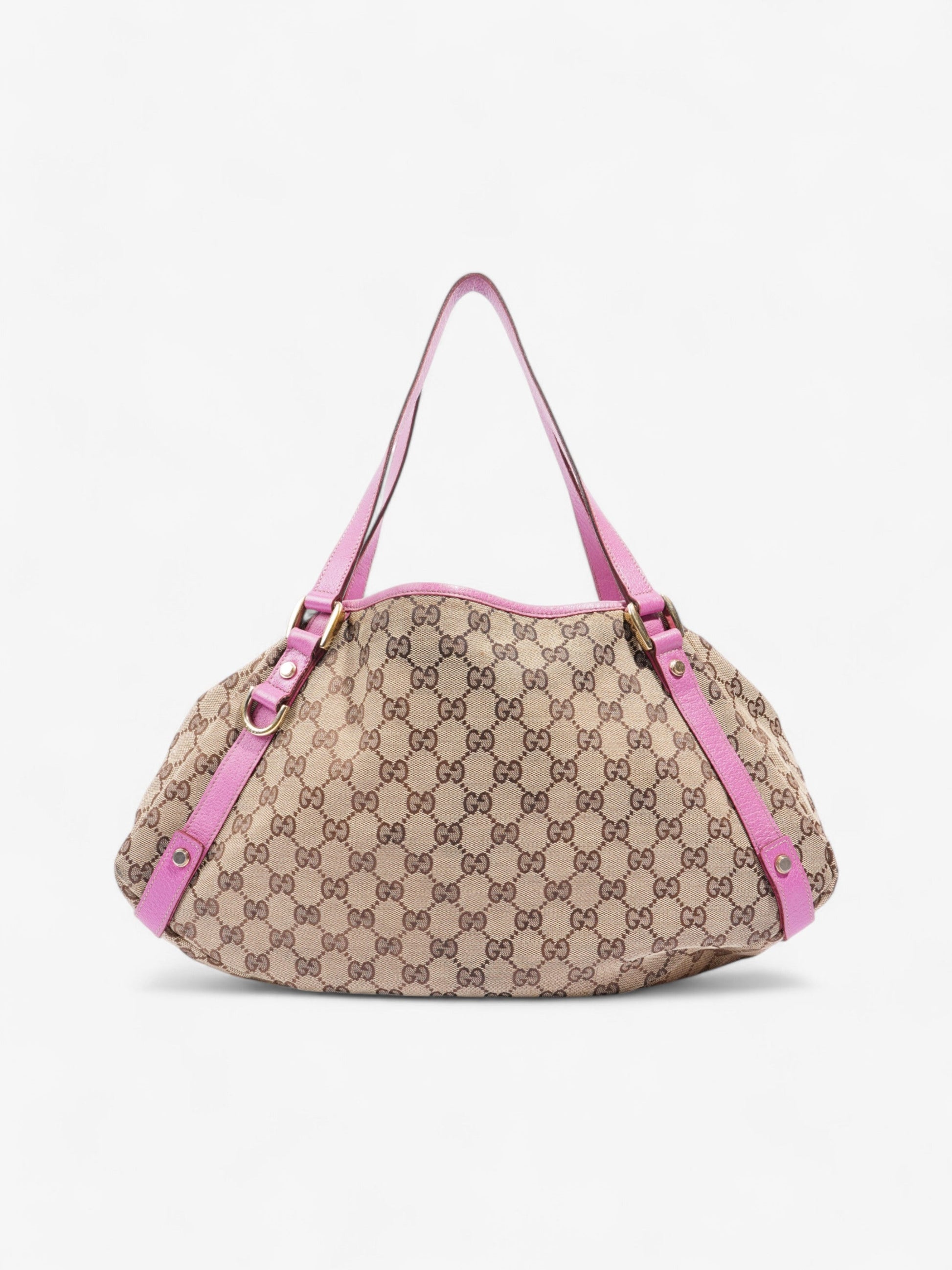 Gucci Tote Bag Supreme Canvas Pink
