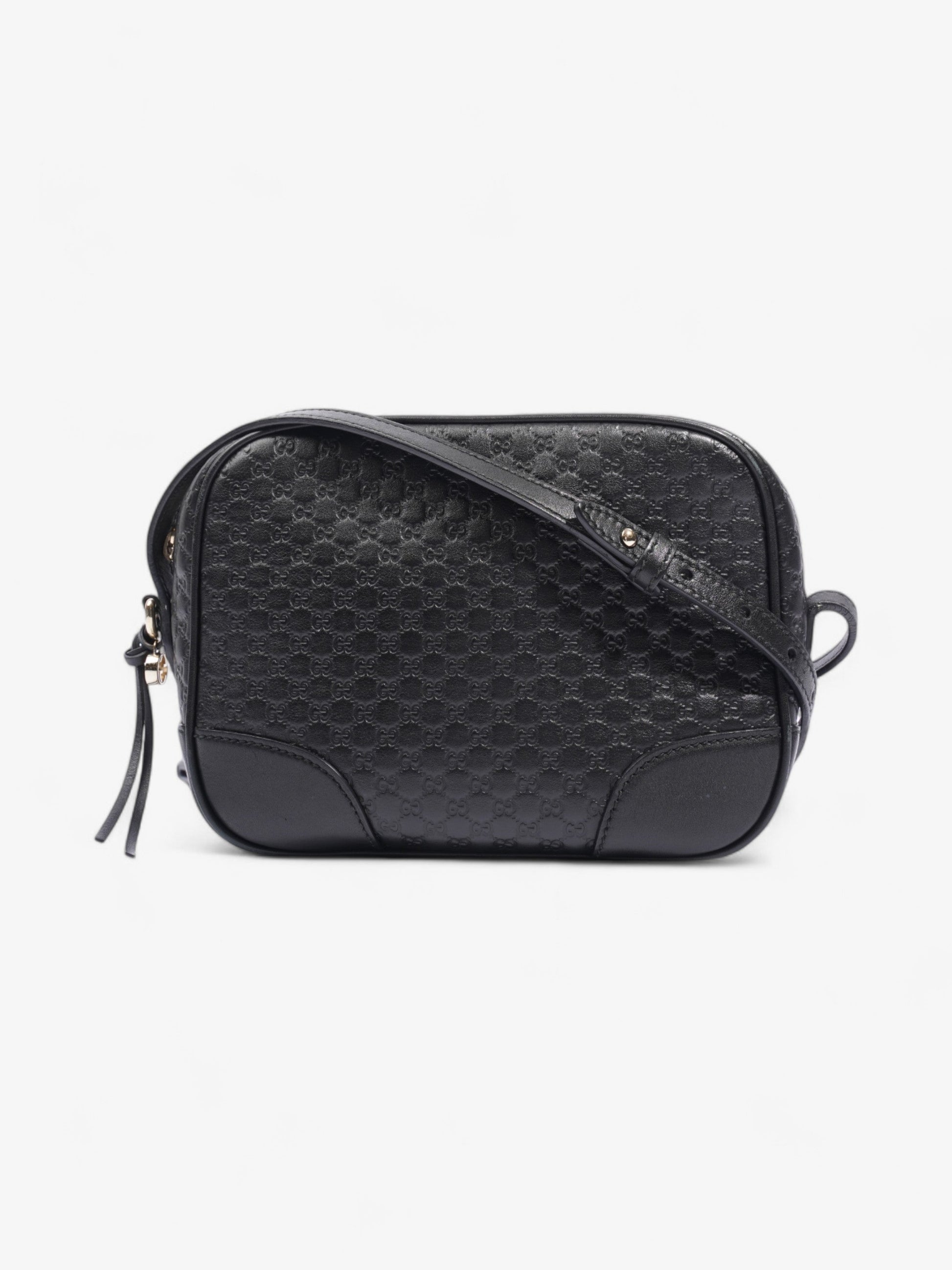 Gucci Bree ssima Shoulder Bag Leather Black