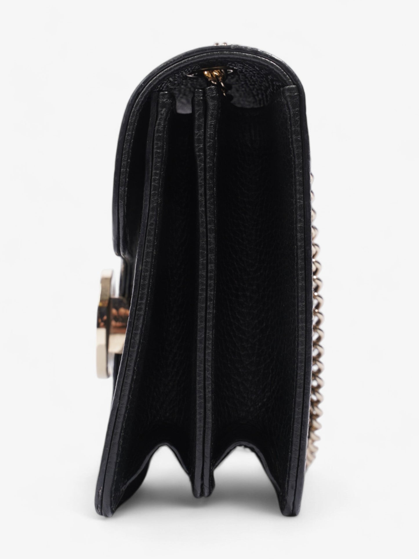Gucci Interlocking Bag Leather Black Crossbody Bag Leather Small