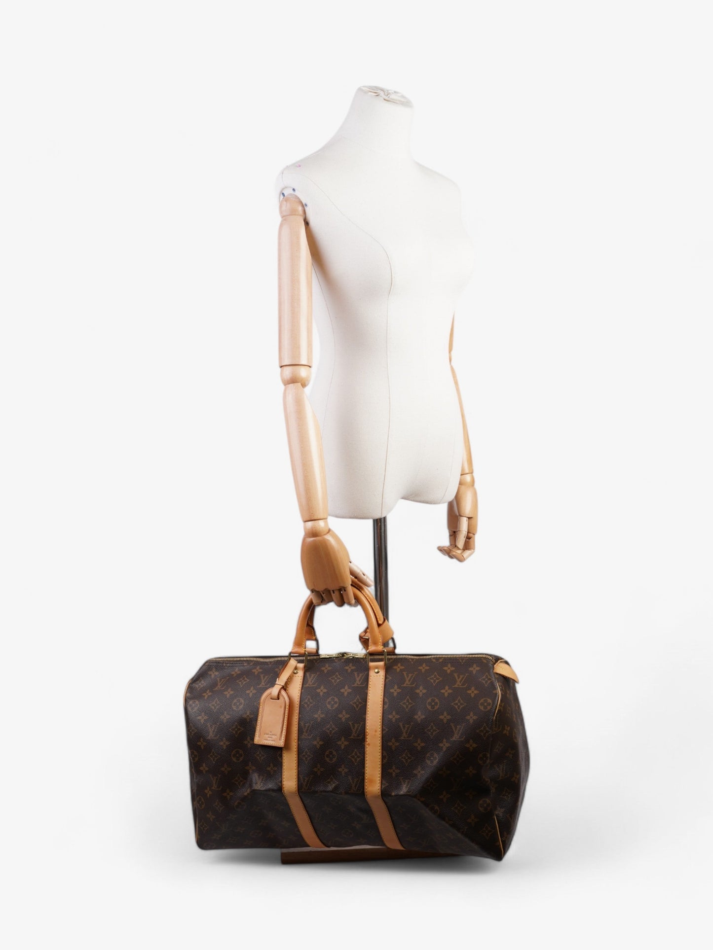 Louis Vuitton Keepall Coated 50 Monogram Canvas Coated Canvas Apparel