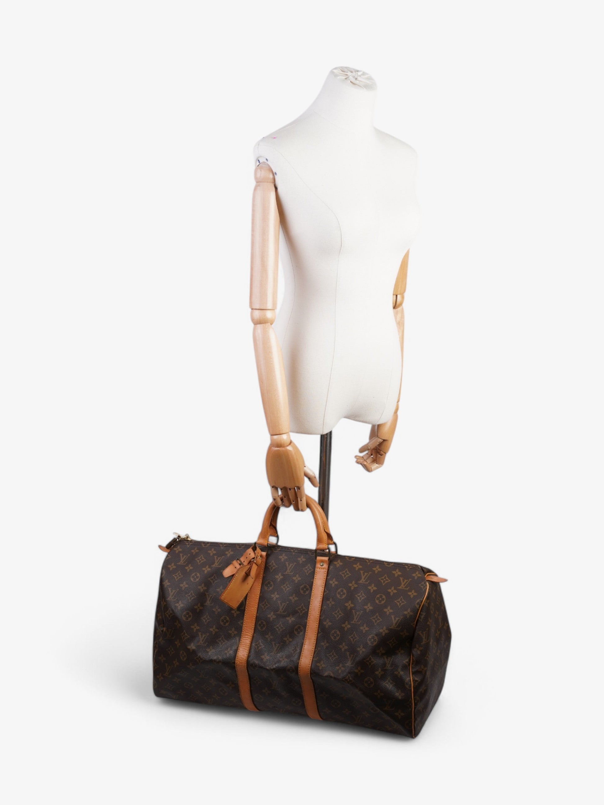 Louis Vuitton Keepall Coated 55 Monogram Canvas Coated Canvas Apparel Canvas 169