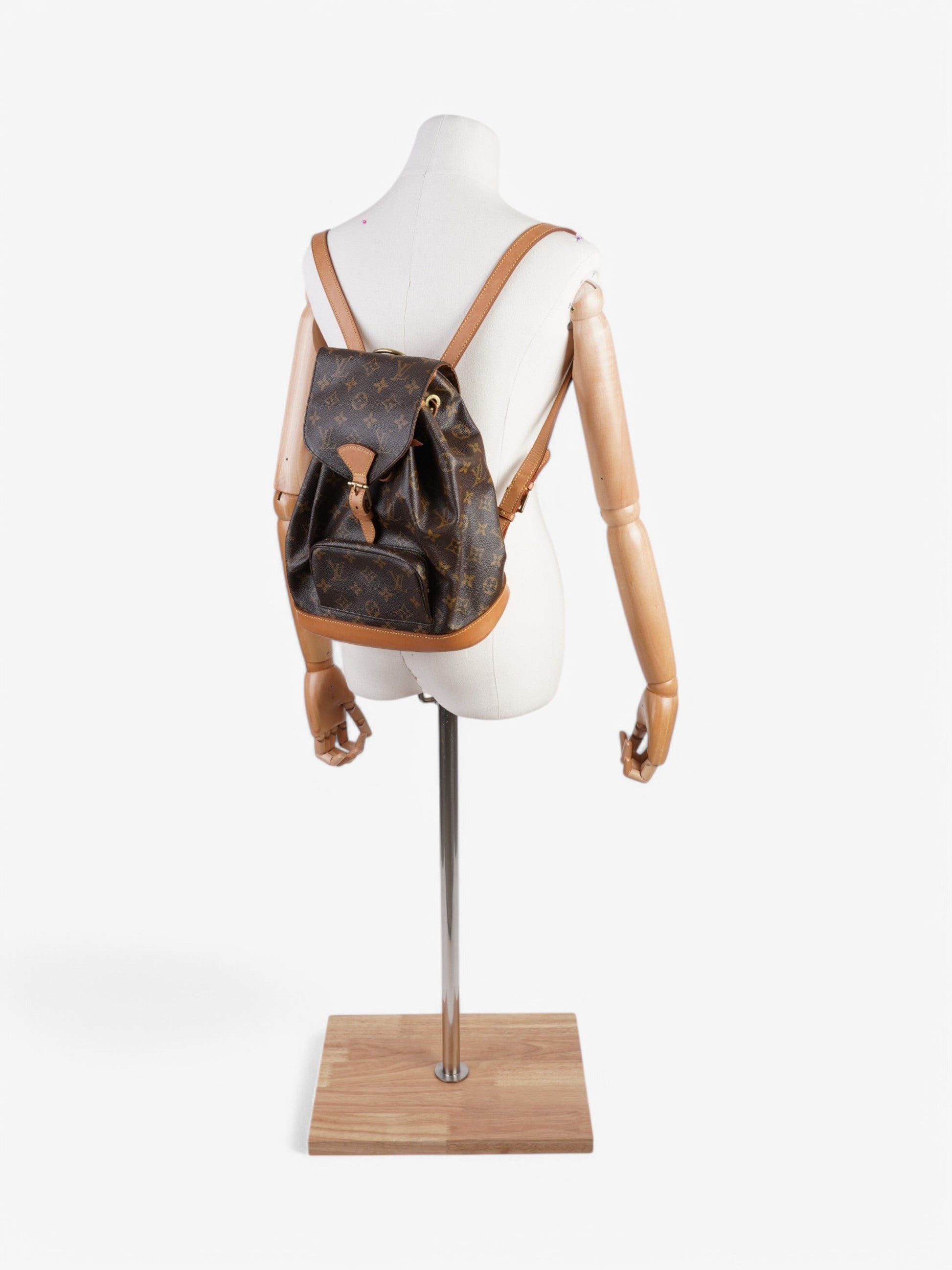 Louis Vuitton Montsouris Coated MM Monogram Canvas Coated Canvas Apparel Mm 4