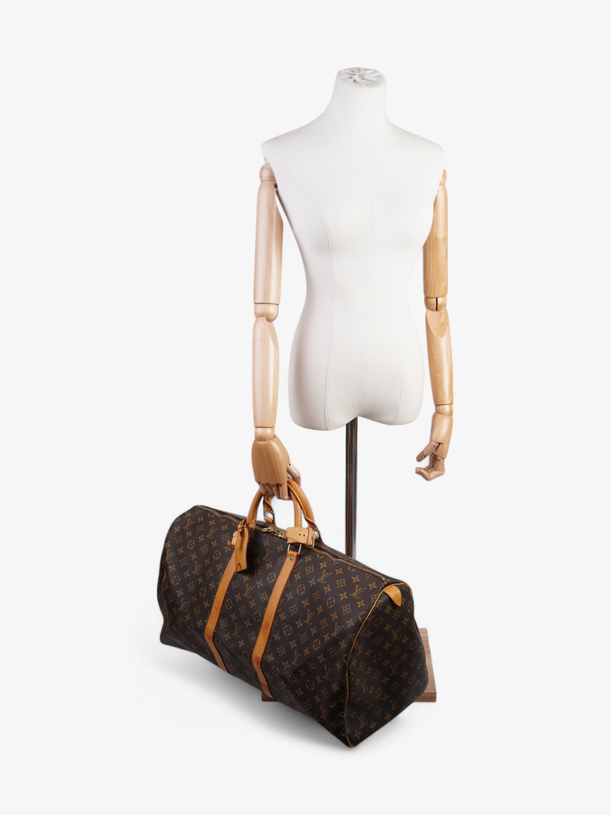Louis Vuitton Keepall Coated 55 Monogram Canvas Coated Canvas Apparel Canvas 177