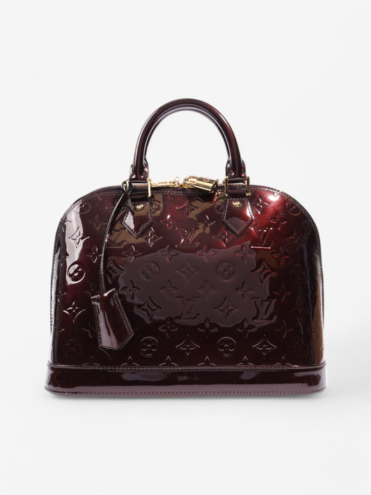 Louis Vuitton Alma Purple PM Vernis Leather Handbag