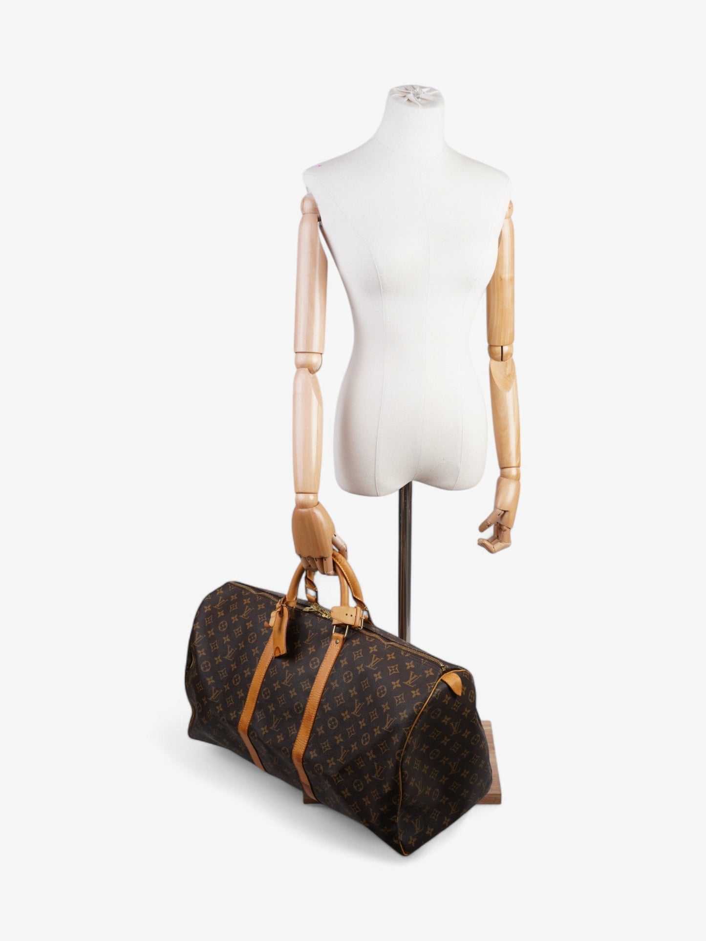 Louis Vuitton Keepall Coated 55 Monogram Canvas Coated Canvas Apparel Canvas 174