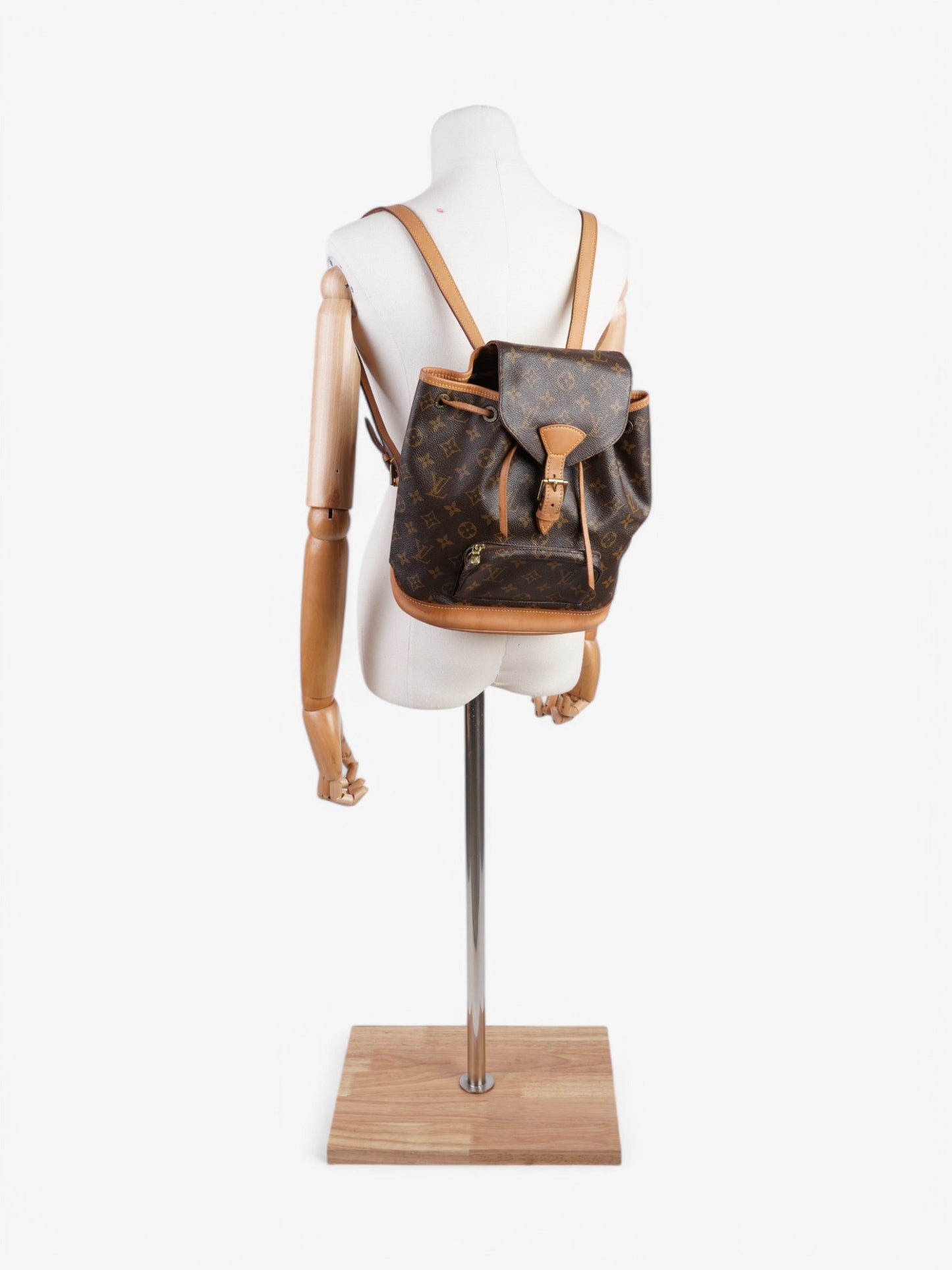 Louis Vuitton Montsouris Coated MM Monogram Canvas Coated Canvas Apparel Mm 5