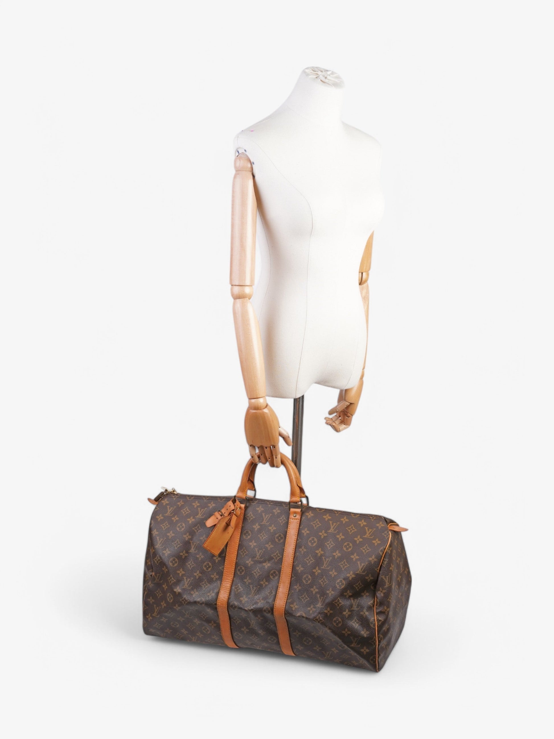Louis Vuitton Keepall Coated 55 Monogram Canvas Coated Canvas Apparel Canvas 167