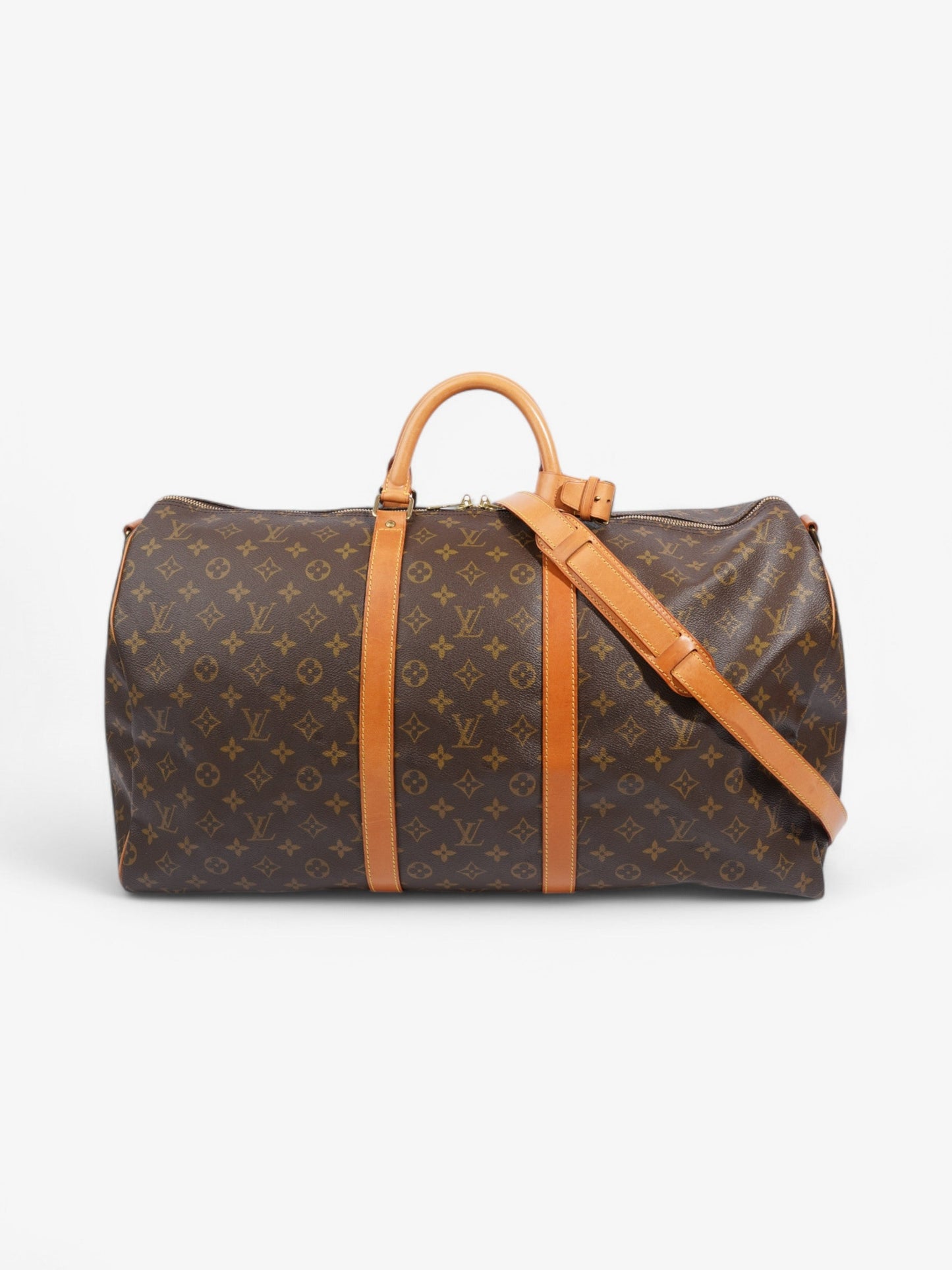 Louis Vuitton Keepall Bandouliere Coated 55 Monogram Canvas Coated Canvas Apparel Canvas 83