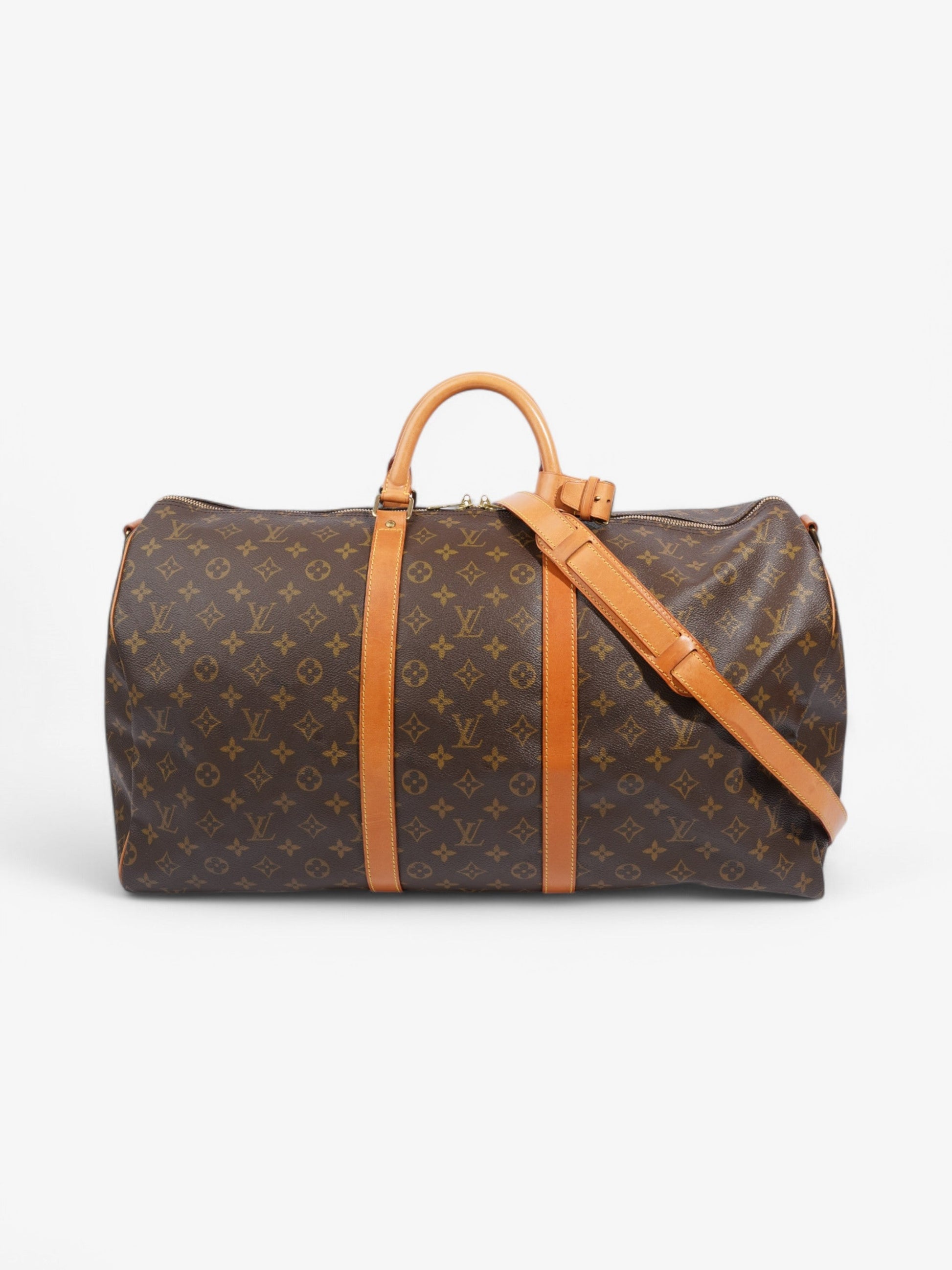 Louis Vuitton Keepall Bandouliere Coated 55 Monogram Canvas Coated Canvas Apparel Canvas 83