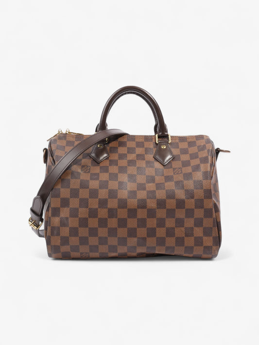 Louis Vuitton Speedy Bandouliere Ebene Coated 30 Canvas Coated Canvas Damier Apparel Canvas 39