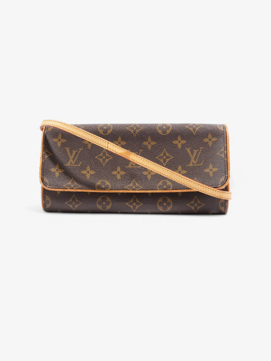 Louis Vuitton Twin Pochette Coated Monogram GM Canvas Coated Canvas Apparel Gm 19