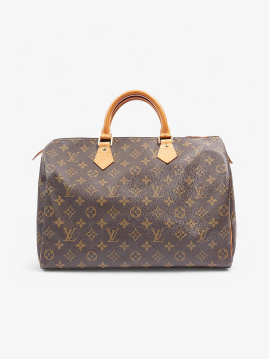 Louis Vuitton Speedy Coated 35 Monogram Canvas Coated Canvas Apparel Canvas 210