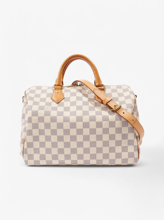Louis Vuitton Speedy Bandouliere Azur Coated 30 Canvas Coated Canvas Damier Apparel