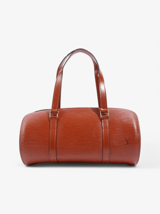 Louis Vuitton Soufflot Red Leather Epi Handbag Leather 1