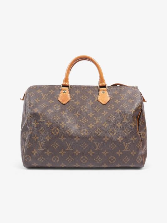 Louis Vuitton Speedy Coated 35 Monogram Canvas Coated Canvas Apparel Canvas 228
