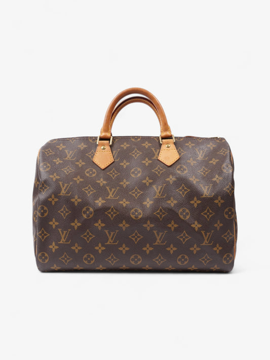 Louis Vuitton Speedy Coated 35 Monogram Canvas Coated Canvas Apparel Canvas 239