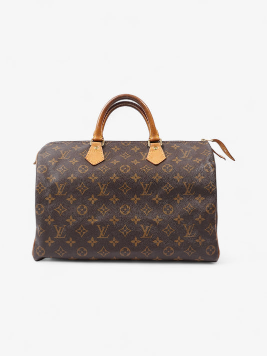 Louis Vuitton Speedy Coated 35 Monogram Canvas Coated Canvas Apparel Canvas 240