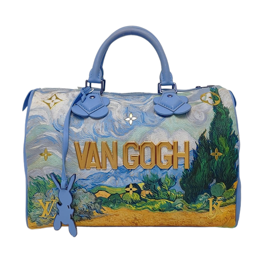 Louis Vuitton x Jeff Koons Speedy 30 Van Handbag Bag 5