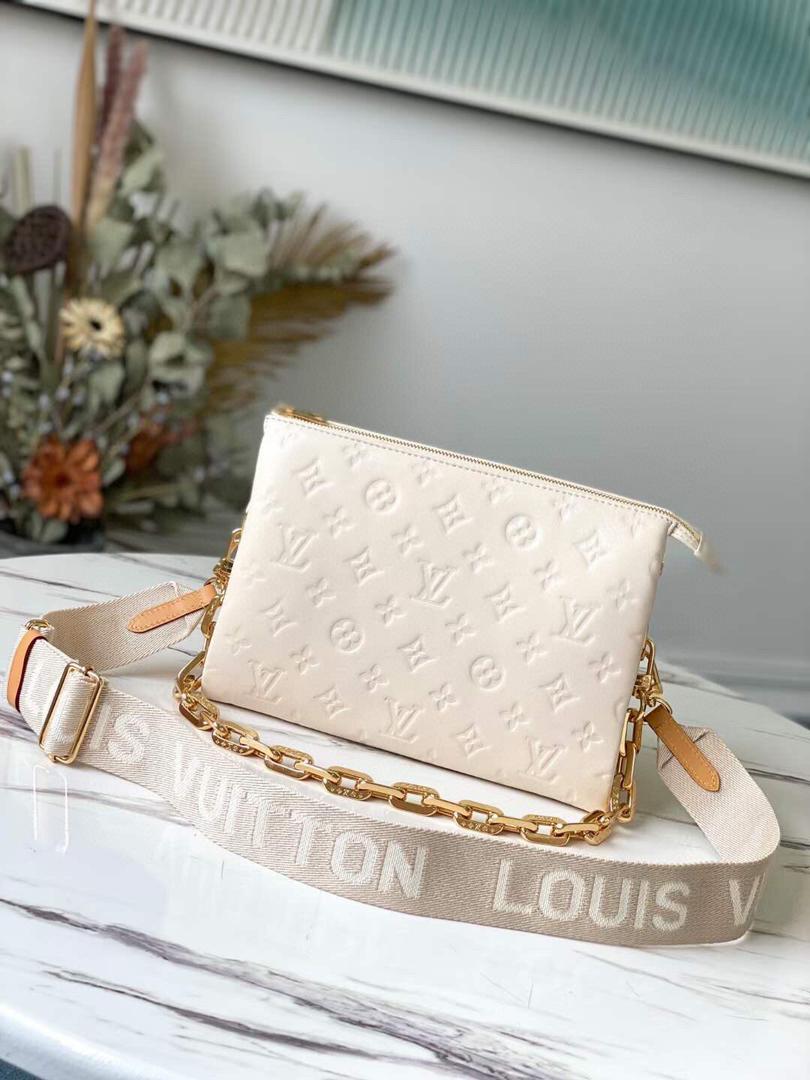 Top Quality Coussin Pm Embossed Puffy For Monogram Cream Crossbody Bag M57793 1081