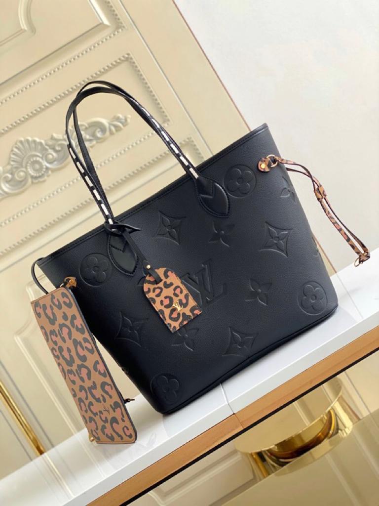 Top Quality Neverfull Mm Tote Bag Wild Monogram Black Shoulder Bag