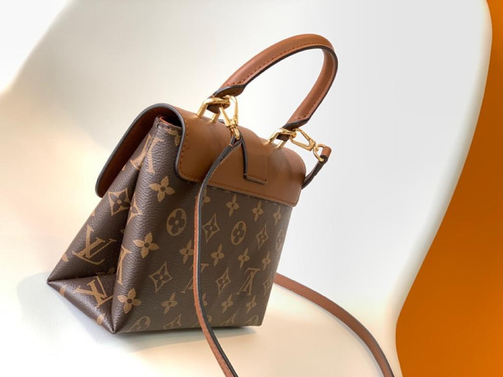 Top Quality Locky Bb Caramel For Women Canvas Monogram Crossbody Bag