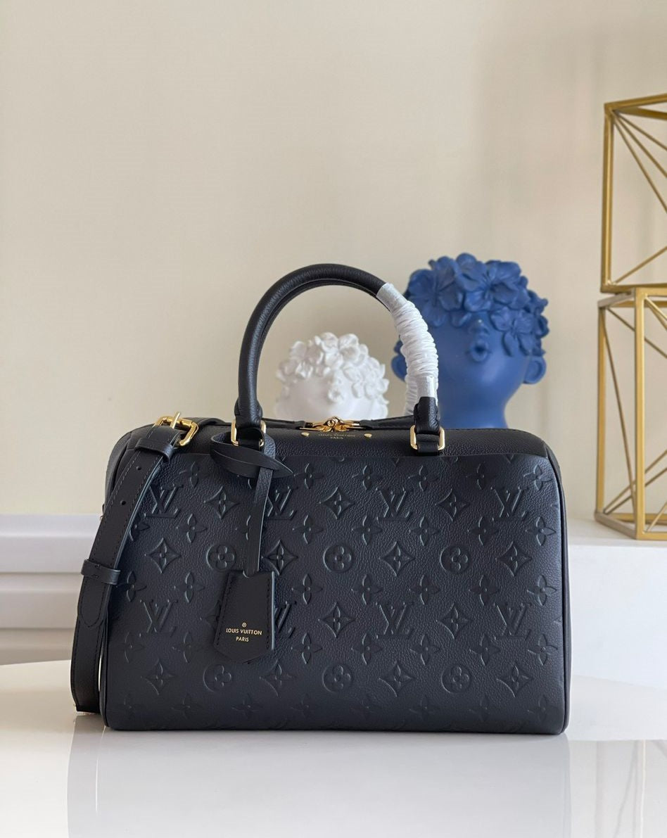 Top Quality Speedy Bandouliere Empreinte For Women Monogram Black Travel Bag