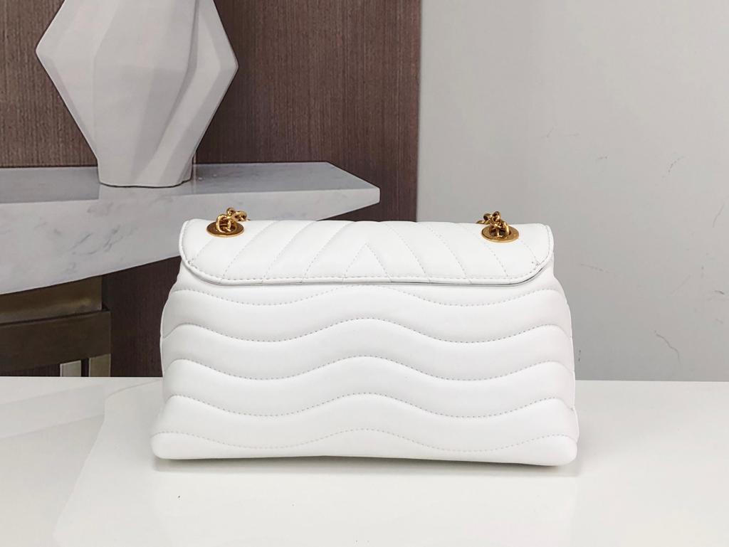 Top Quality New Wave Bag For Women White Chain Crossbody Bag