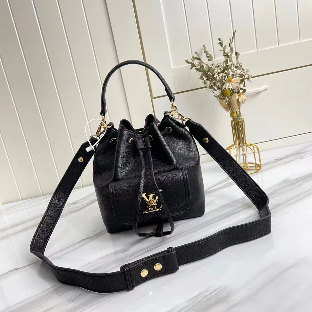Top Quality Lockme For Women Shoulder And Black Bucket Crossbody Bag