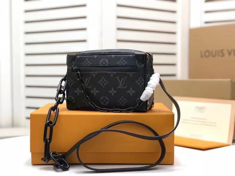 Top Quality Soft Trunk Eclipse By Virgil Canvas Monogram Crossbody Bag