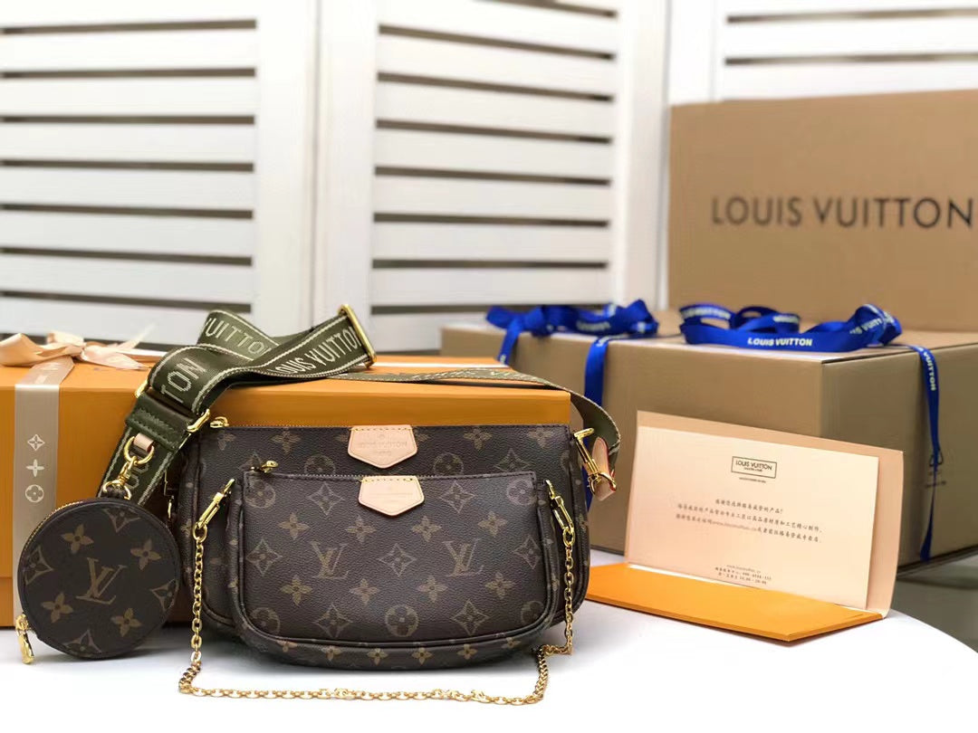 Top Quality Multi Pochette Accessoires Bags Fall Canvas Monogram Travel Bag Kakibeige 2790