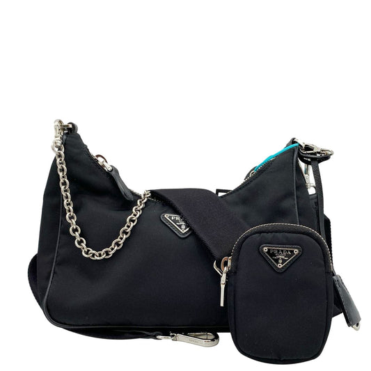 Prada Re Edition Re Shoulder Bag Nylon Black Re Nylon 5