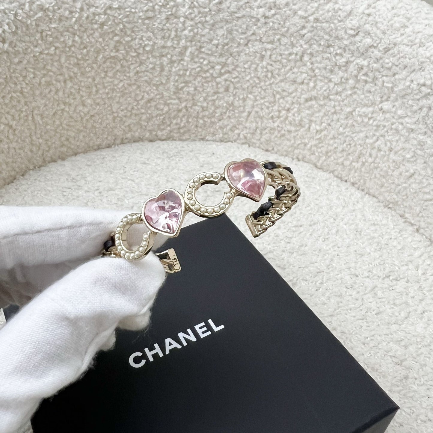 Chanel VIP Coco Bangle LGHW Size S