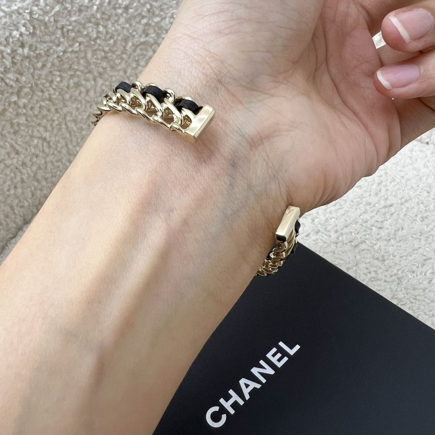 Chanel VIP Coco Bangle LGHW Size S