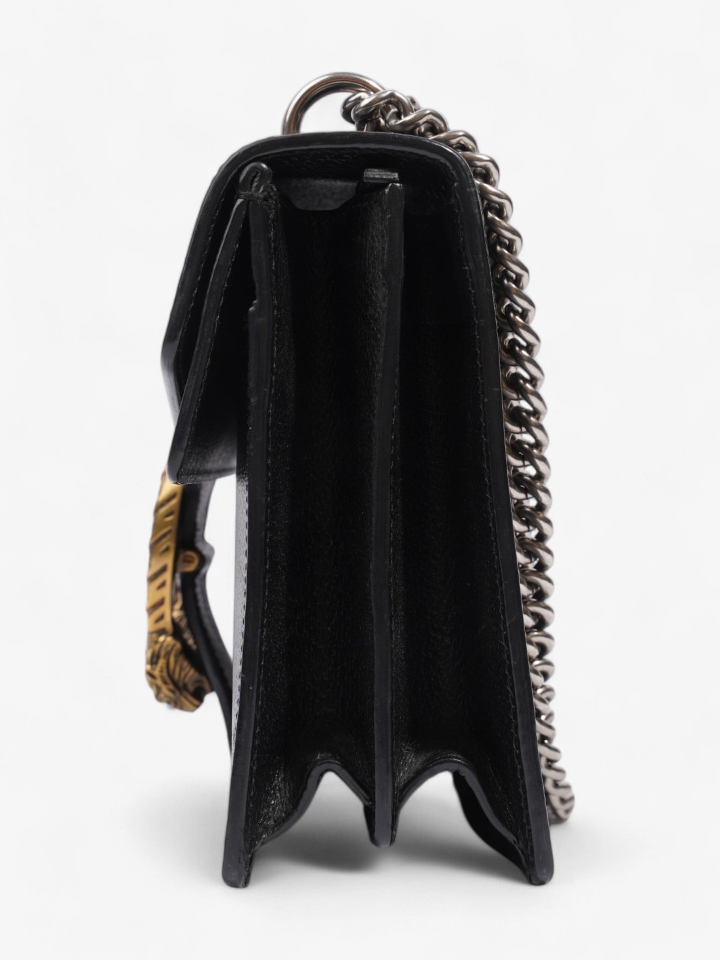 Gucci Dionysus Green Small Shoulder Bag Leather Black