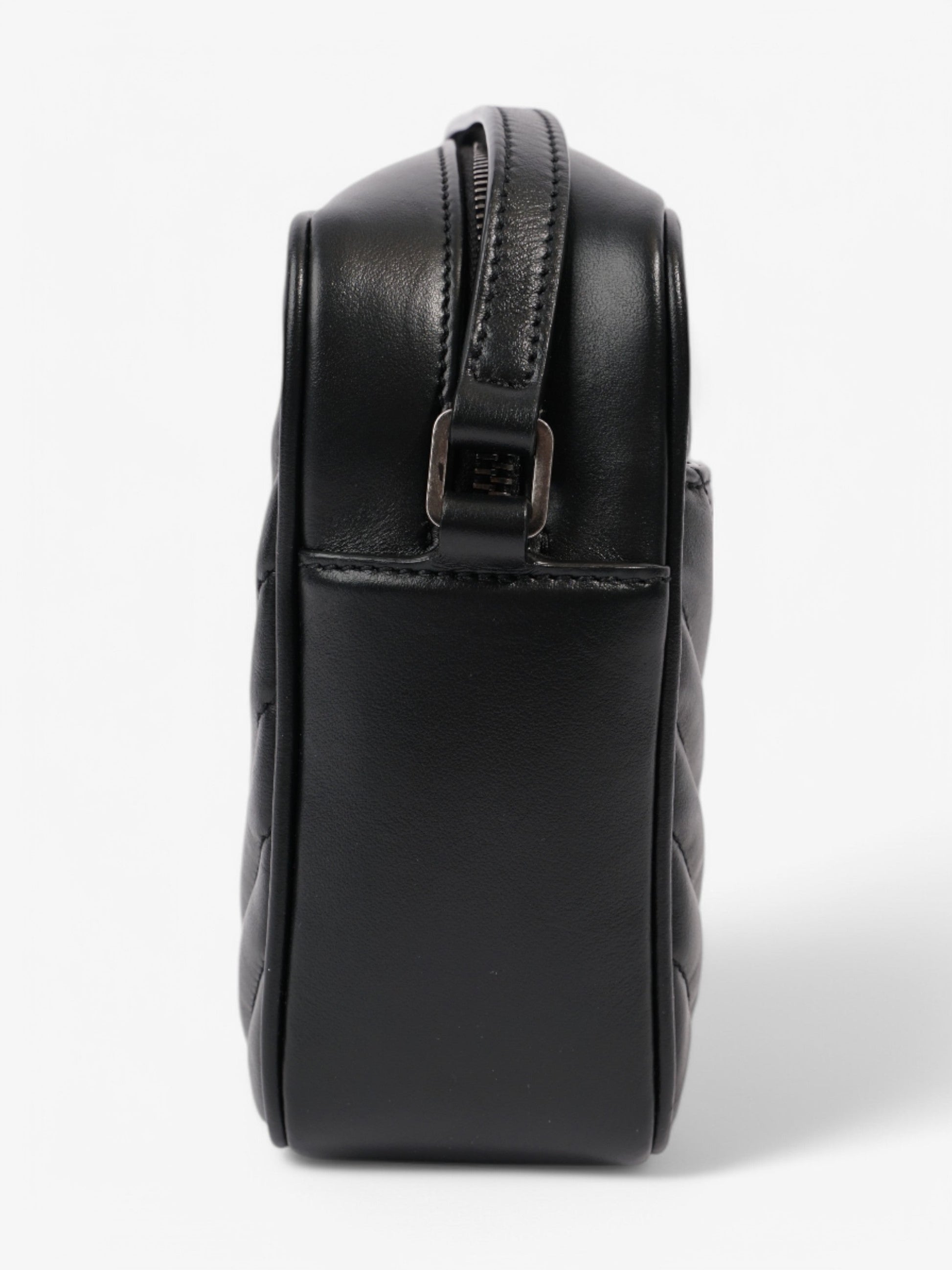 YSL Saint Laurent Lou Camera Bag Calfskin Leather Black Crossbody Bag