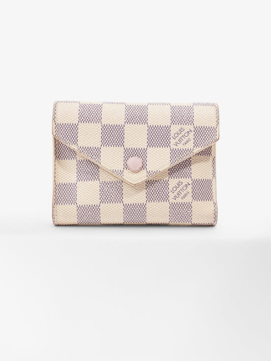 Louis Vuitton Victorine Azur Coated Canvas Damier Wallet Case