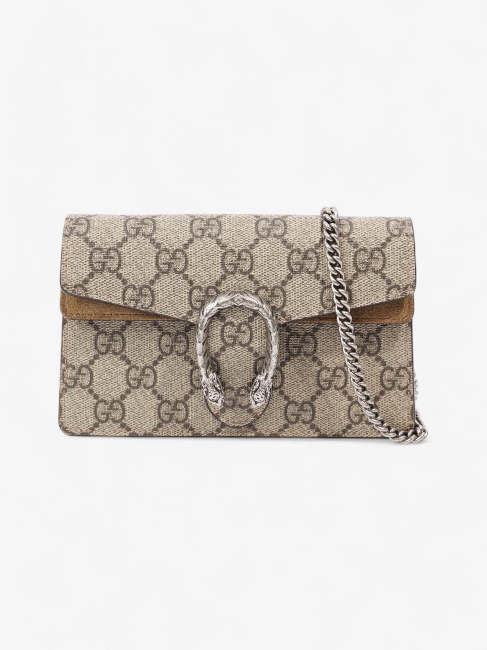 Gucci Dionysus Supreme Coated Super Crossbody Bag Canvas Beige Mini 3
