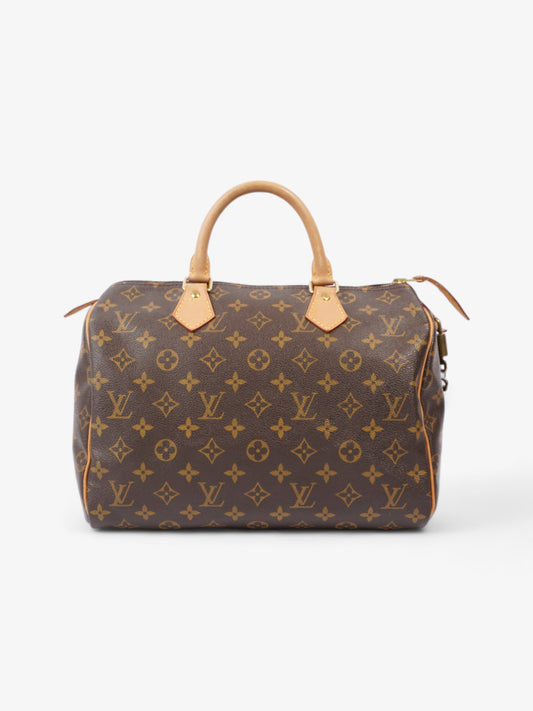 Louis Vuitton Speedy 30 Coated Monogram Canvas Coated Canvas Apparel Canvas 1