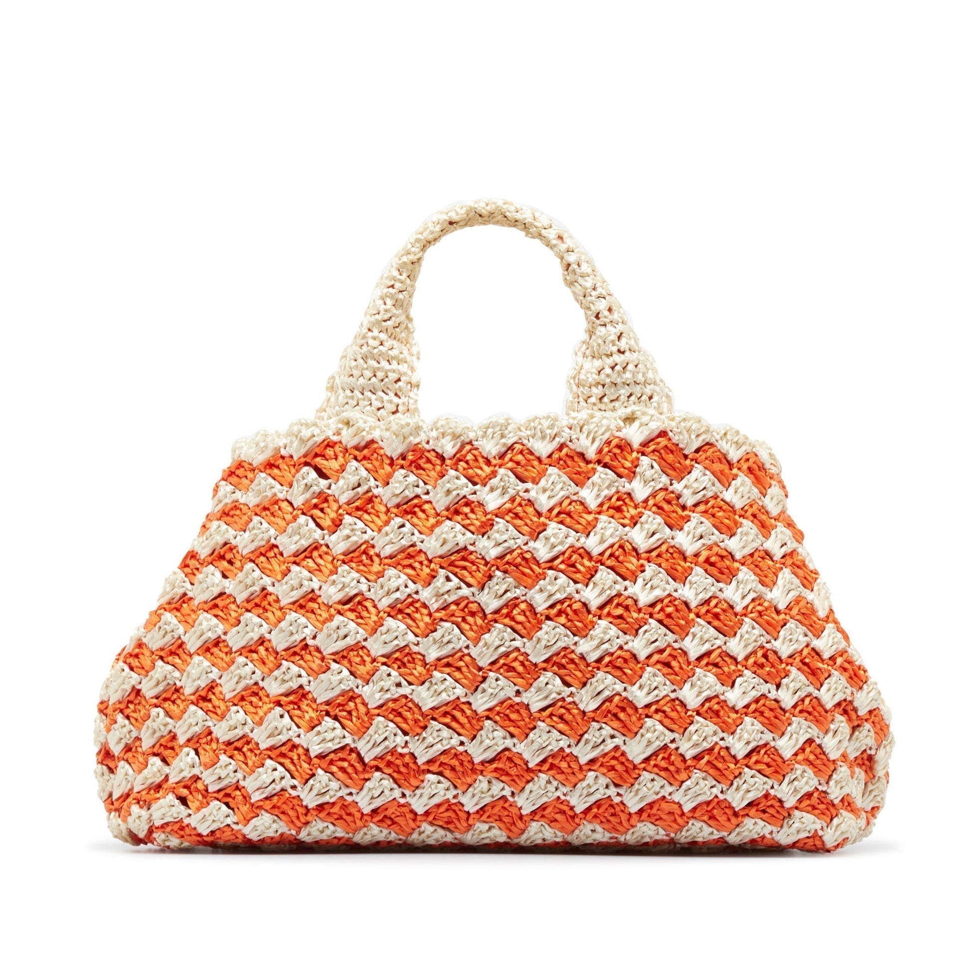 Prada Tote Bag Raffia Multicolor
